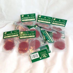 Vintage Lot Of 36 Packs Of 6 Piece DCC Red Heart Shapes Screenlets Craft